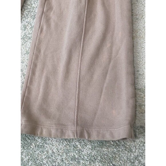 Daily Drills 100% Cotton Size XS/S Womens Wide Leg Tan High Waisted Sweatpants - Picture 4 of 11